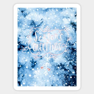 Seasons Greetings Sticker